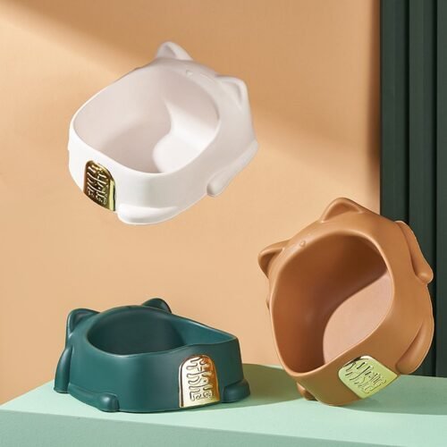 Cartoon Lucky Cat Food Bowl