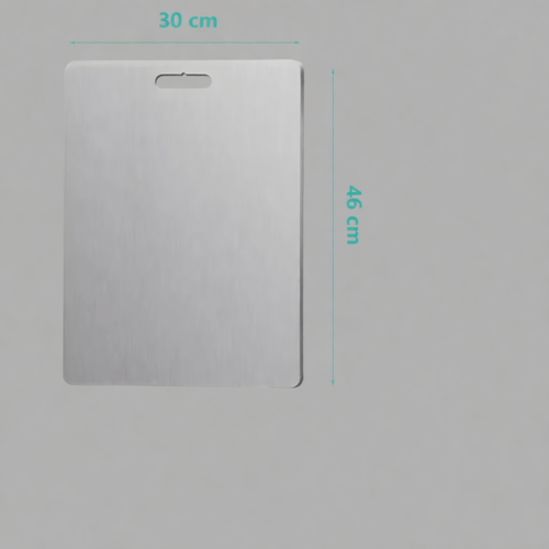 Double-Sided Stainless Steel Cutting Board